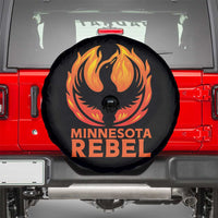 Minnesota Rebel Loon Spare Tire Cover Rising From Fire Political Resistance