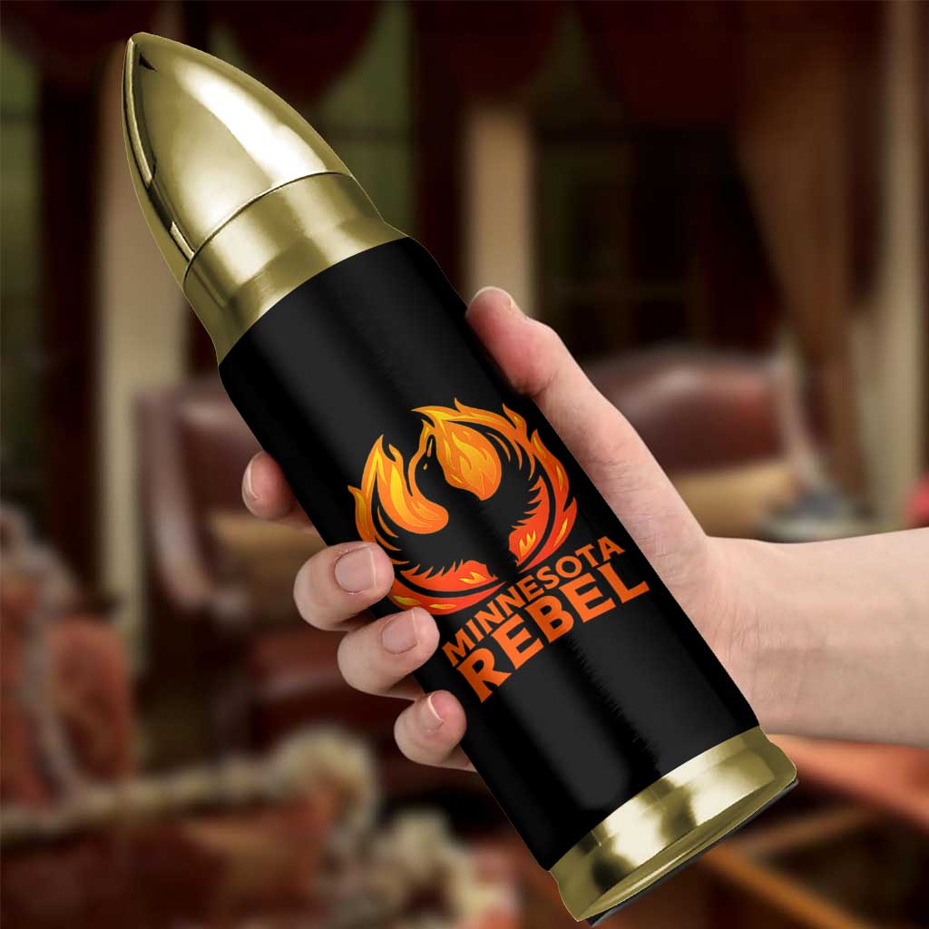 Minnesota Rebel Loon Bullet Tumbler Rising From Fire Political Resistance