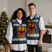 Minnesota Rebel Loon V-Neck Knit Sweater Vest Rising From Fire Political Resistance