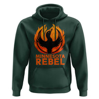 Minnesota Rebel Loon Hoodie Rising From Fire Political Resistance