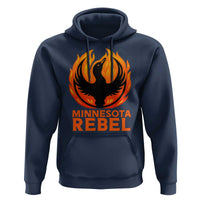 Minnesota Rebel Loon Hoodie Rising From Fire Political Resistance