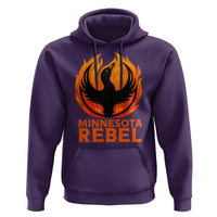 Minnesota Rebel Loon Hoodie Rising From Fire Political Resistance