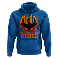 Minnesota Rebel Loon Hoodie Rising From Fire Political Resistance