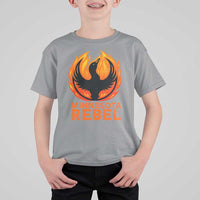 Minnesota Rebel Loon T Shirt For Kid Rising From Fire Political Resistance
