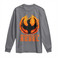 Minnesota Rebel Loon Long Sleeve Shirt Rising From Fire Political Resistance