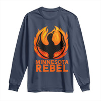 Minnesota Rebel Loon Long Sleeve Shirt Rising From Fire Political Resistance
