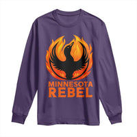 Minnesota Rebel Loon Long Sleeve Shirt Rising From Fire Political Resistance