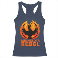 Minnesota Rebel Loon Racerback Tank Top Rising From Fire Political Resistance