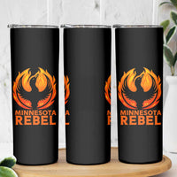 Minnesota Rebel Loon Skinny Tumbler Rising From Fire Political Resistance