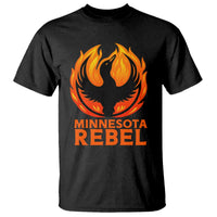 Minnesota Rebel Loon T Shirt Rising From Fire Political Resistance