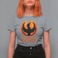 Minnesota Rebel Loon T Shirt For Women Rising From Fire Political Resistance