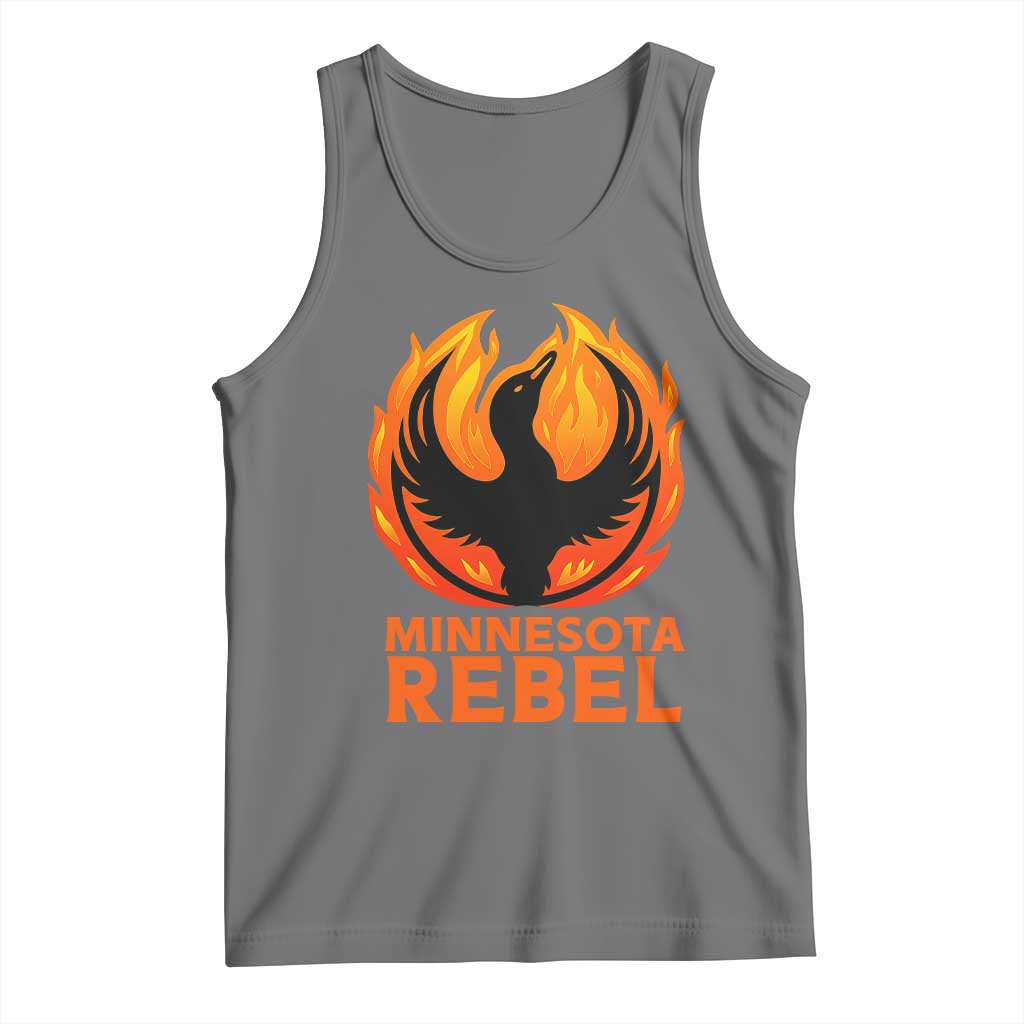 Minnesota Rebel Loon Tank Top Rising From Fire Political Resistance