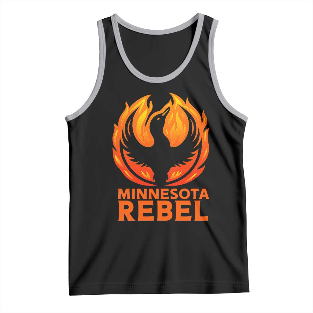 Minnesota Rebel Loon Tank Top Rising From Fire Political Resistance