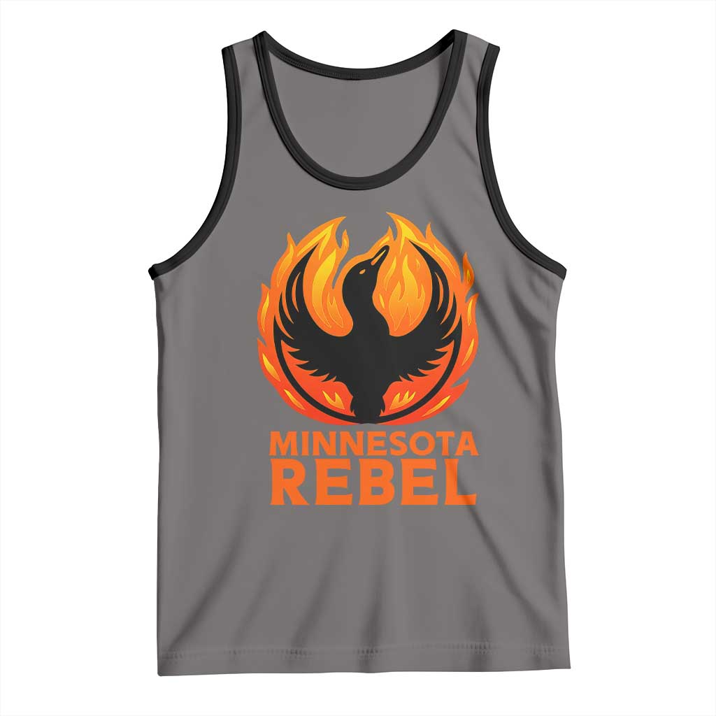 Minnesota Rebel Loon Tank Top Rising From Fire Political Resistance