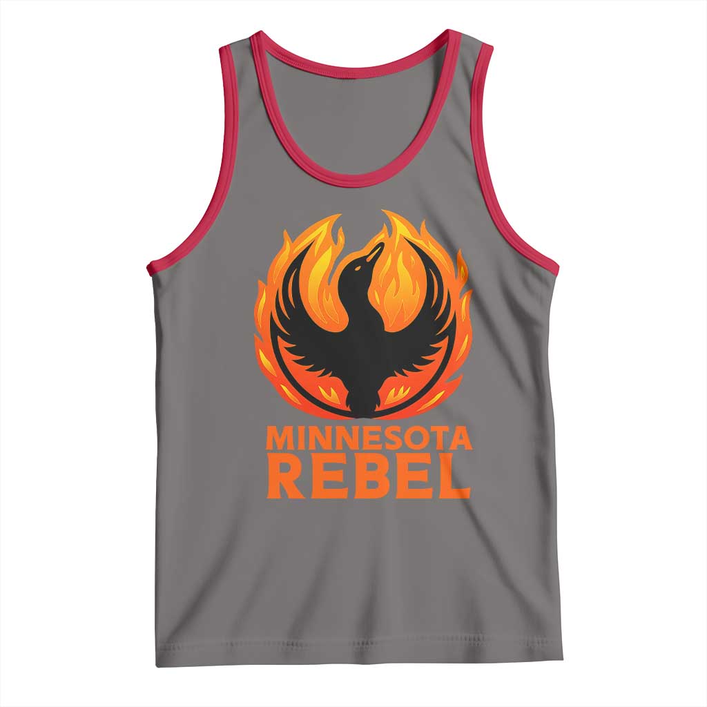 Minnesota Rebel Loon Tank Top Rising From Fire Political Resistance
