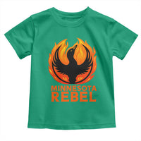 Minnesota Rebel Loon Toddler T Shirt Rising From Fire Political Resistance