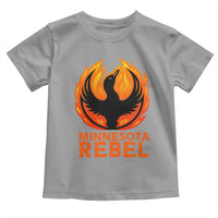 Minnesota Rebel Loon Toddler T Shirt Rising From Fire Political Resistance