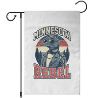Minnesota Rebel Grumpy Loon Garden Flag Retro Vintage Politcal Resistance