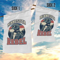 Minnesota Rebel Grumpy Loon Garden Flag Retro Vintage Politcal Resistance