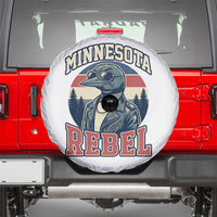 Minnesota Rebel Grumpy Loon Spare Tire Cover Retro Vintage Politcal Resistance