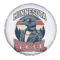 Minnesota Rebel Grumpy Loon Spare Tire Cover Retro Vintage Politcal Resistance