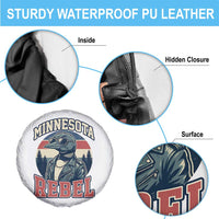 Minnesota Rebel Grumpy Loon Spare Tire Cover Retro Vintage Politcal Resistance