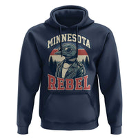 Minnesota Rebel Grumpy Loon Hoodie Retro Vintage Politcal Resistance