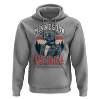 Minnesota Rebel Grumpy Loon Hoodie Retro Vintage Politcal Resistance