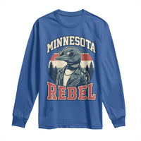 Minnesota Rebel Grumpy Loon Long Sleeve Shirt Retro Vintage Politcal Resistance