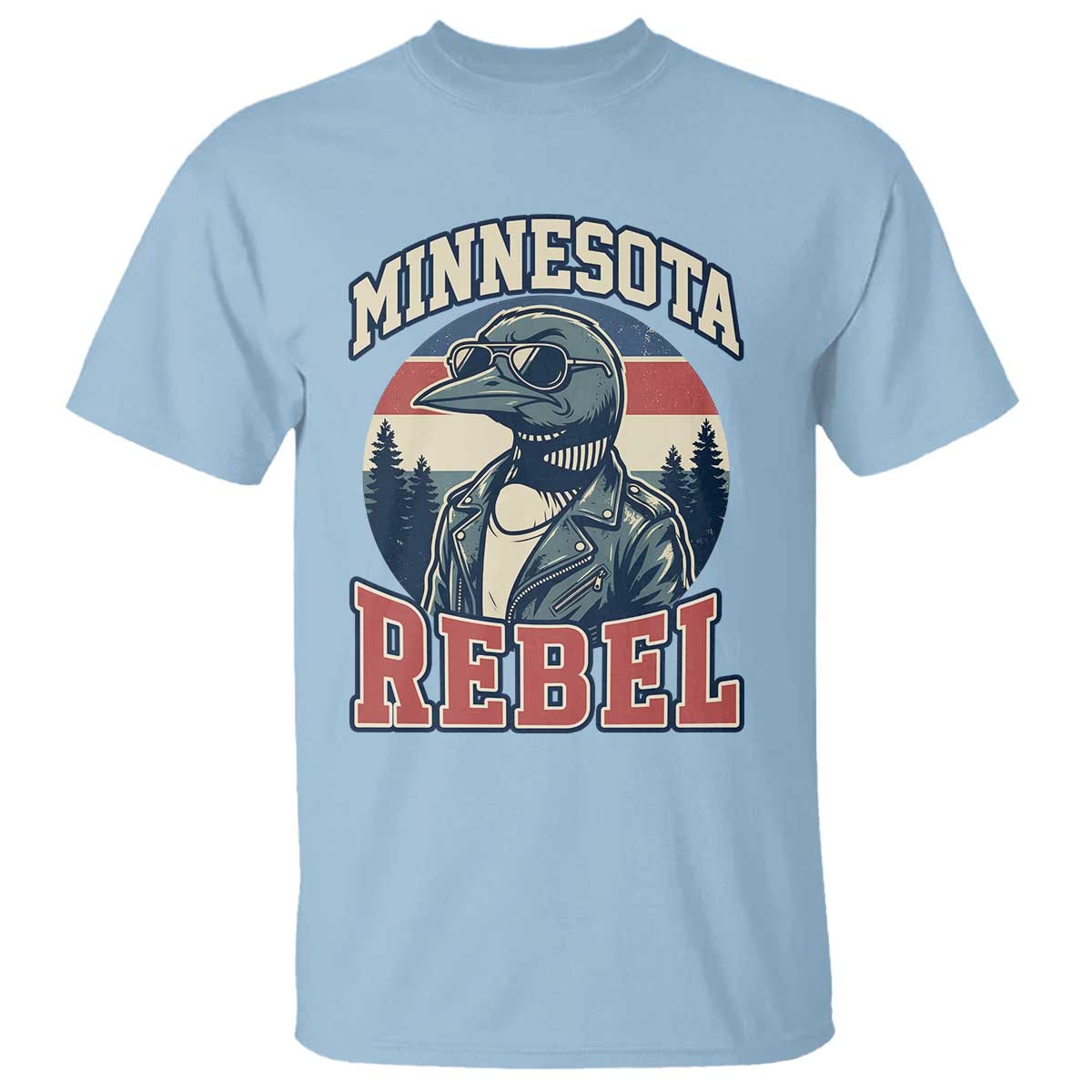 Minnesota Rebel Grumpy Loon T Shirt Retro Vintage Politcal Resistance