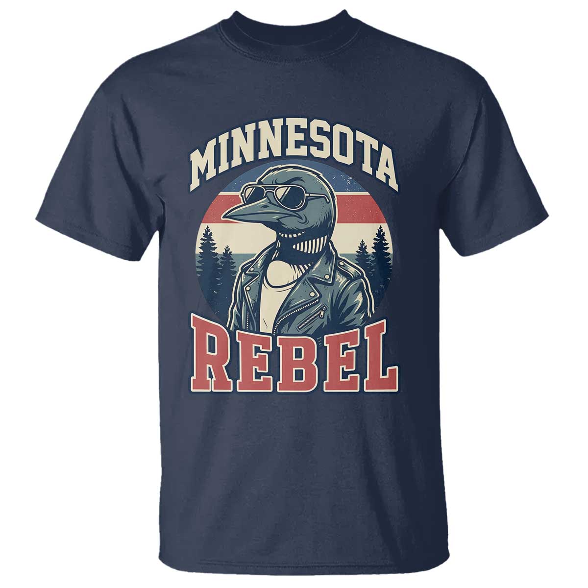 Minnesota Rebel Grumpy Loon T Shirt Retro Vintage Politcal Resistance