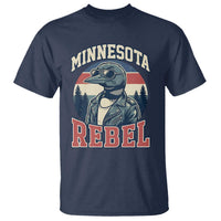 Minnesota Rebel Grumpy Loon T Shirt Retro Vintage Politcal Resistance
