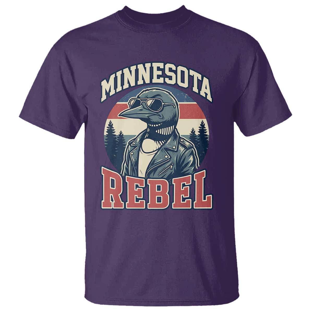 Minnesota Rebel Grumpy Loon T Shirt Retro Vintage Politcal Resistance