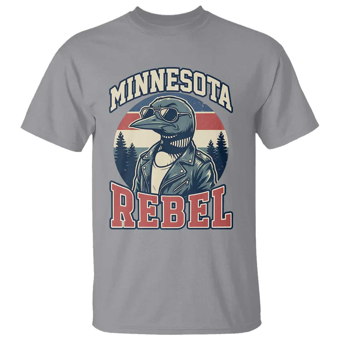 Minnesota Rebel Grumpy Loon T Shirt Retro Vintage Politcal Resistance