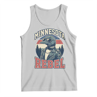 Minnesota Rebel Grumpy Loon Tank Top Retro Vintage Politcal Resistance