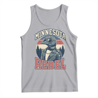 Minnesota Rebel Grumpy Loon Tank Top Retro Vintage Politcal Resistance