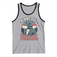 Minnesota Rebel Grumpy Loon Tank Top Retro Vintage Politcal Resistance