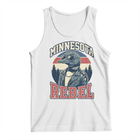 Minnesota Rebel Grumpy Loon Tank Top Retro Vintage Politcal Resistance