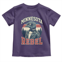 Minnesota Rebel Grumpy Loon Toddler T Shirt Retro Vintage Politcal Resistance