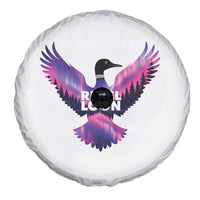 Rebel Loon Aurora Northern Lights Spare Tire Cover Minnesota Night Sky Politcal Resistance