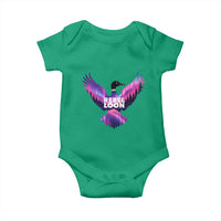 Rebel Loon Aurora Northern Lights Baby Onesie Minnesota Night Sky Politcal Resistance