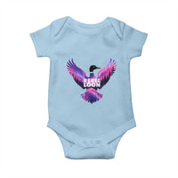 Rebel Loon Aurora Northern Lights Baby Onesie Minnesota Night Sky Politcal Resistance