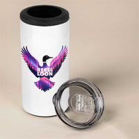 Rebel Loon Aurora Northern Lights 4 in 1 Can Cooler Tumbler Minnesota Night Sky Politcal Resistance