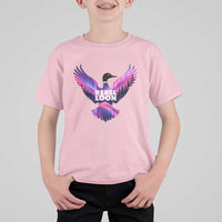 Rebel Loon Aurora Northern Lights T Shirt For Kid Minnesota Night Sky Politcal Resistance