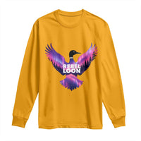 Rebel Loon Aurora Northern Lights Long Sleeve Shirt Minnesota Night Sky Politcal Resistance
