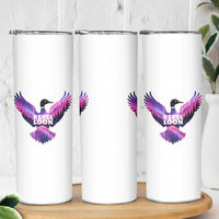 Rebel Loon Aurora Northern Lights Skinny Tumbler Minnesota Night Sky Politcal Resistance