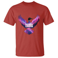 Rebel Loon Aurora Northern Lights T Shirt Minnesota Night Sky Politcal Resistance
