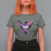 Rebel Loon Aurora Northern Lights T Shirt For Women Minnesota Night Sky Politcal Resistance