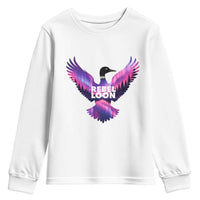 Rebel Loon Aurora Northern Lights Youth Sweatshirt Minnesota Night Sky Politcal Resistance
