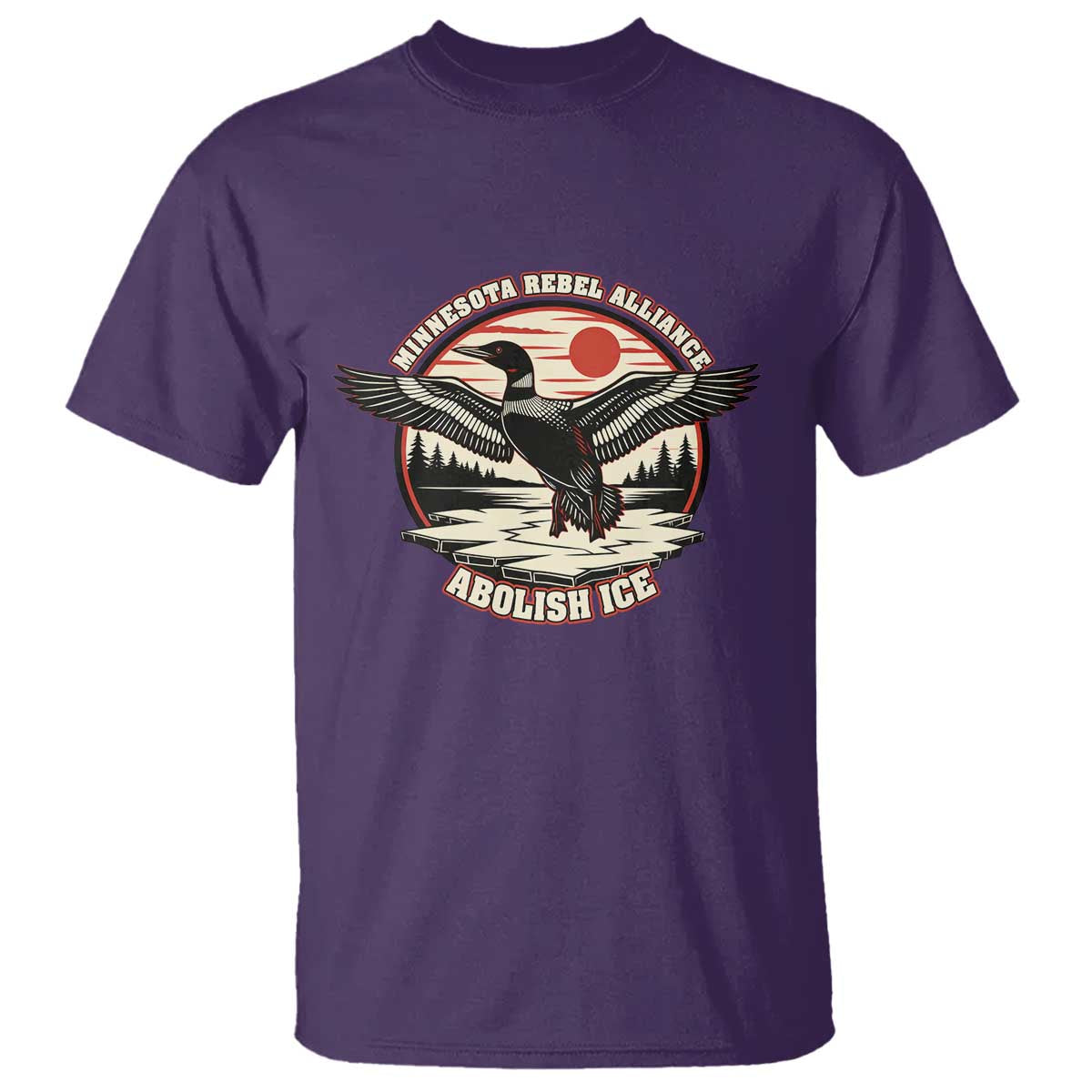 Minnesota Rebel Alliance Loon T Shirt Abolish Ice Protest